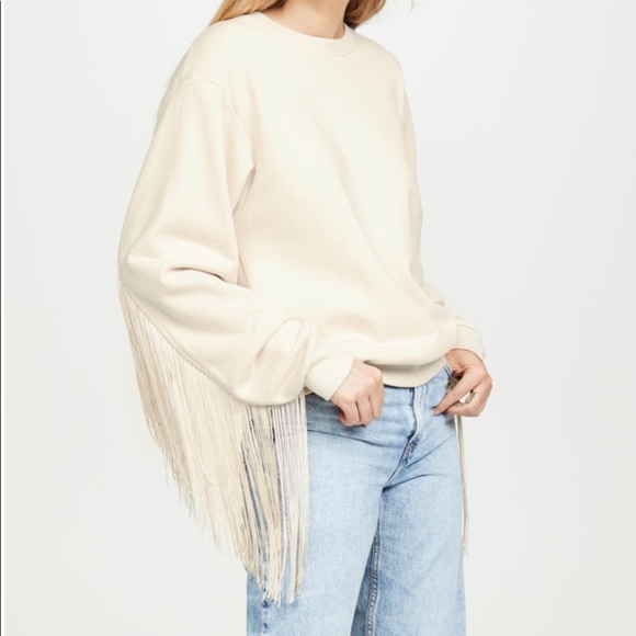 Levi's ashley fringe sweatshirt Clearance